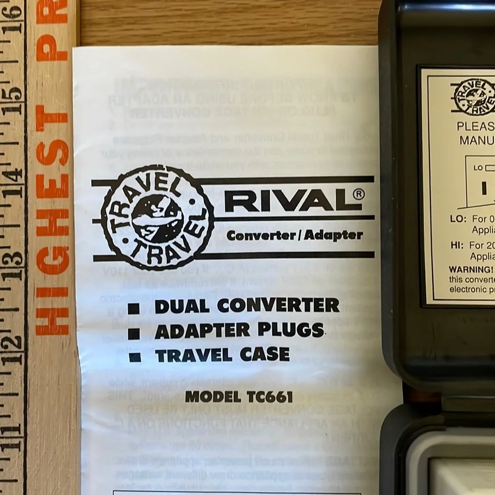 Travel Converter/Travel Adapter Rival EUC